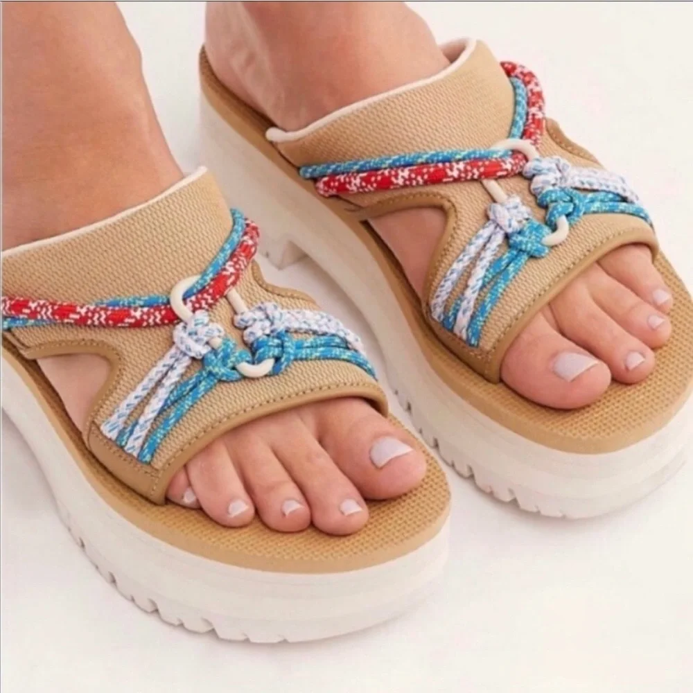 TEVA X Free People Indio Carabiner Slide Sandal EUC US9 EURO40 - Picture 4 of 12